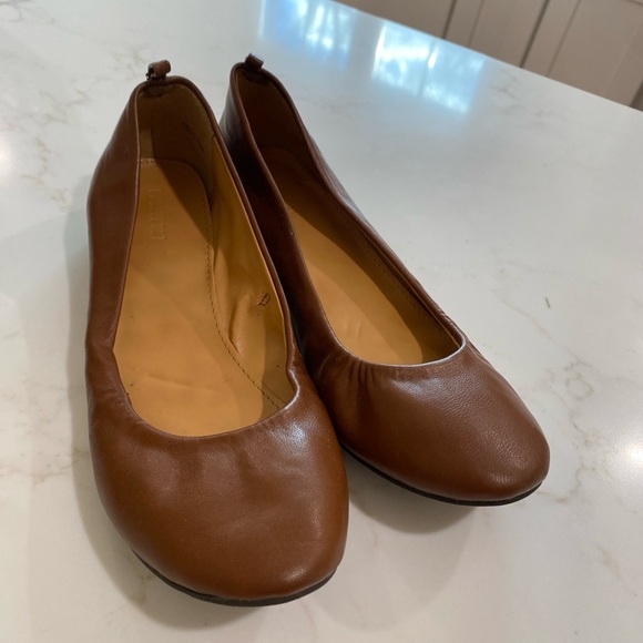Brown Faux Leather Flats - Picture 3 of 3